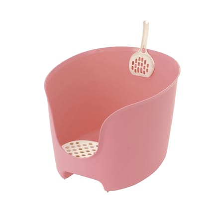 Petpalace PAW TRAX High Wall Cat Litter Box - Pink PE3182779